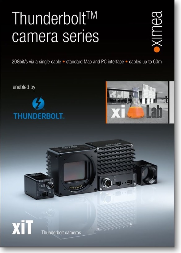 Thunderbolt industrial MAC OSX cameras smallest